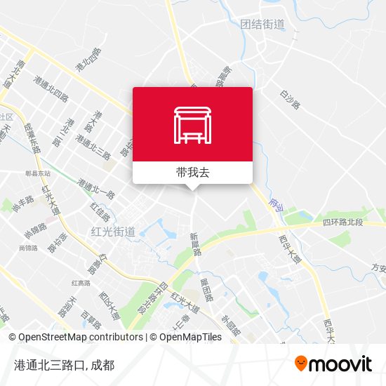 港通北三路口地图