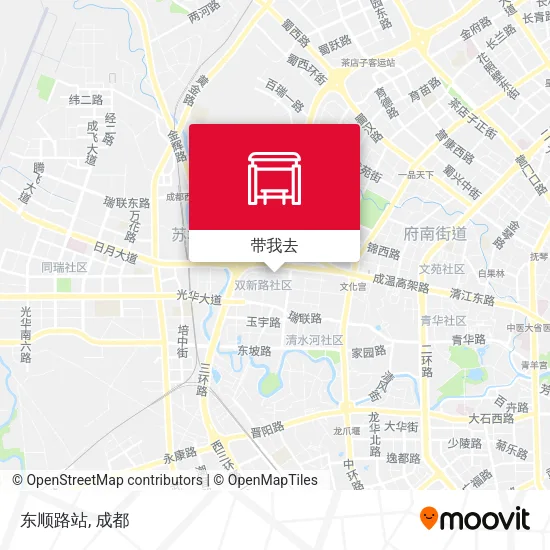 东顺路站地图