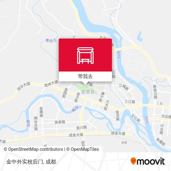 金中外实校后门地图