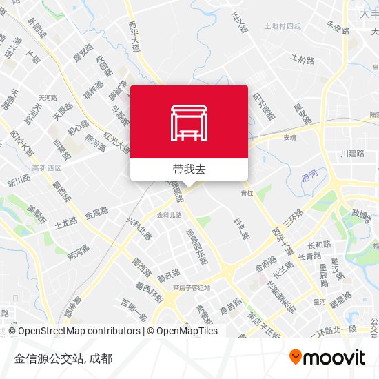 金信源公交站地图