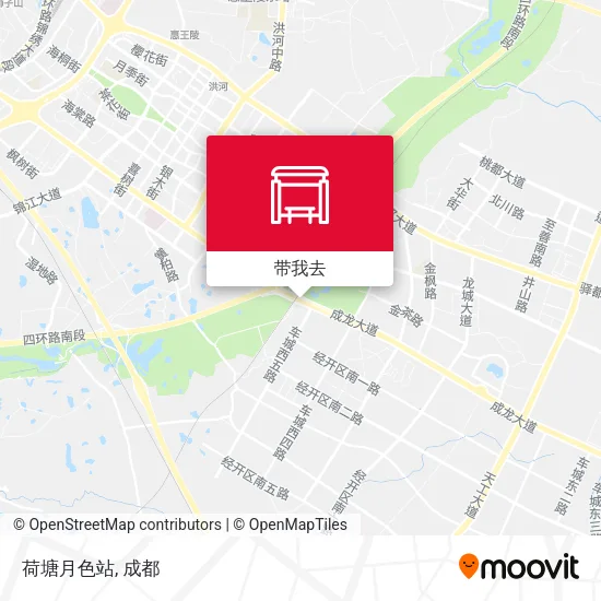 荷塘月色站地图
