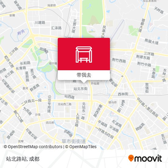 站北路站地图