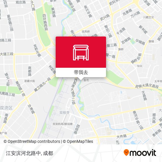 江安滨河北路中地图