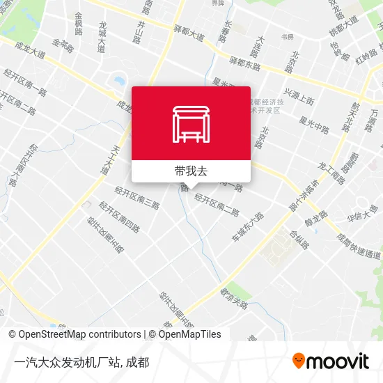 一汽大众发动机厂站地图