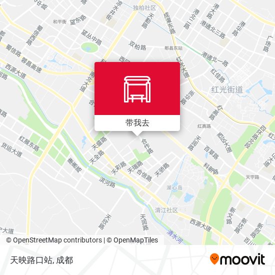 天映路口站地图