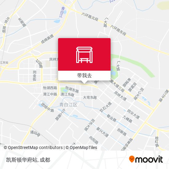 凯斯顿华府站地图