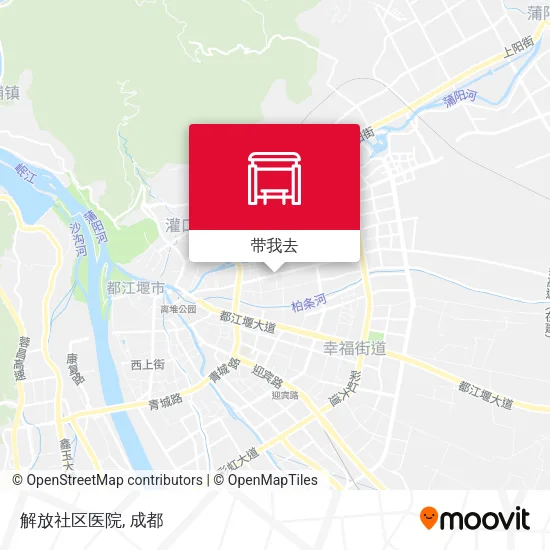 解放社区医院地图