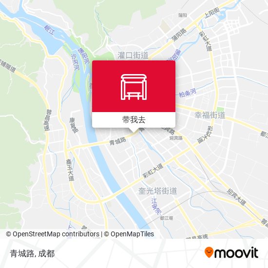 青城路地图