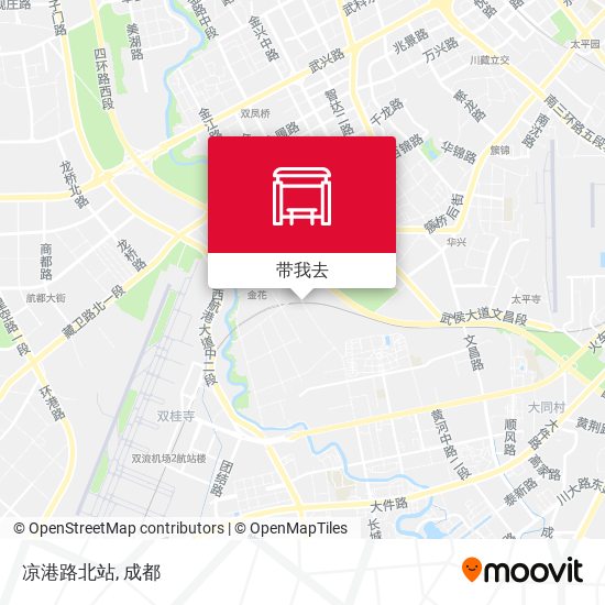 凉港路北站地图