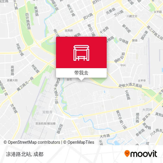 凉港路北站地图