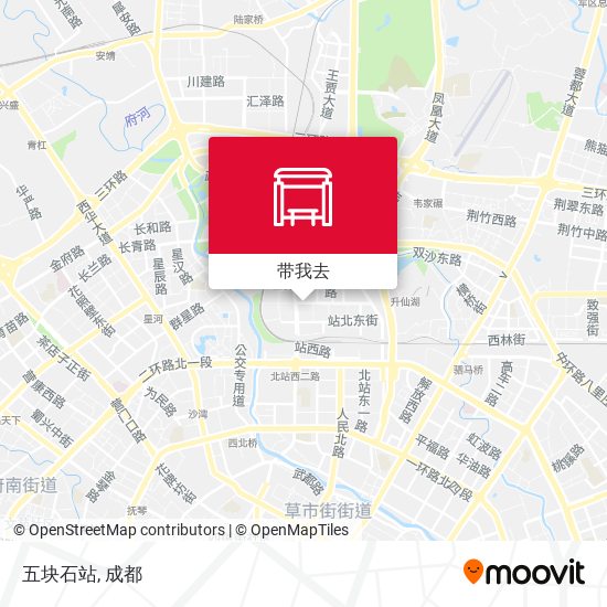 五块石站地图