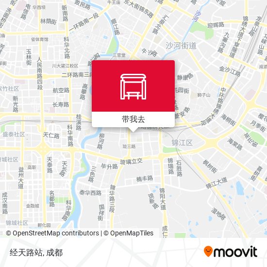 经天路站地图