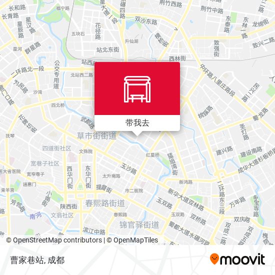 曹家巷站地图