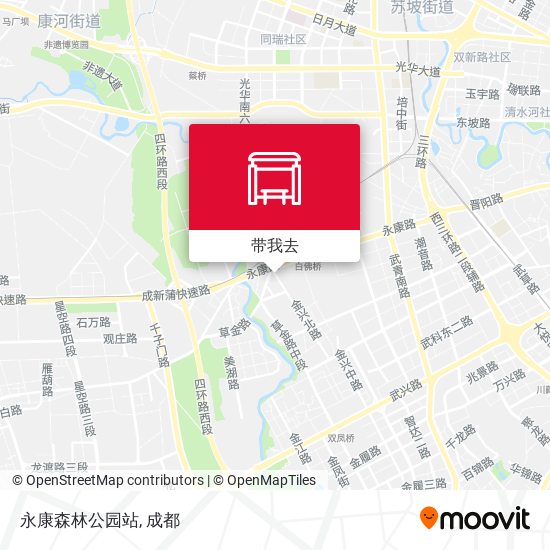 永康森林公园站地图