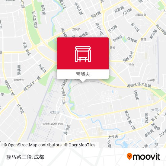 簇马路三段地图