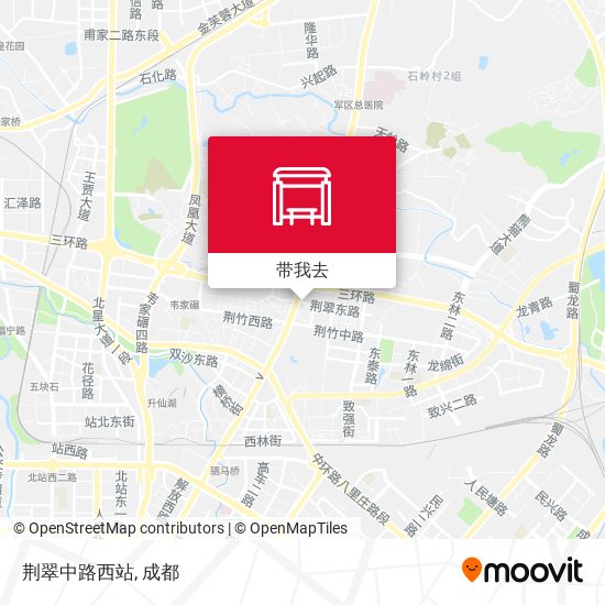 荆翠中路西站地图