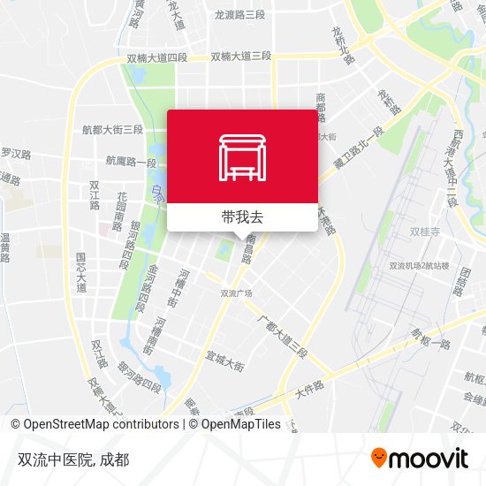 双流中医院地图