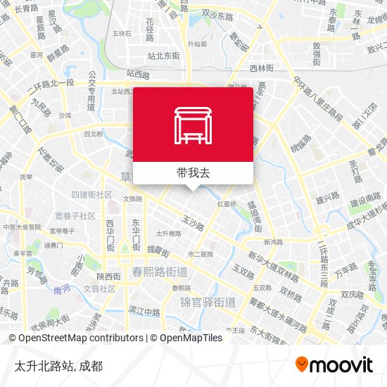 太升北路站地图