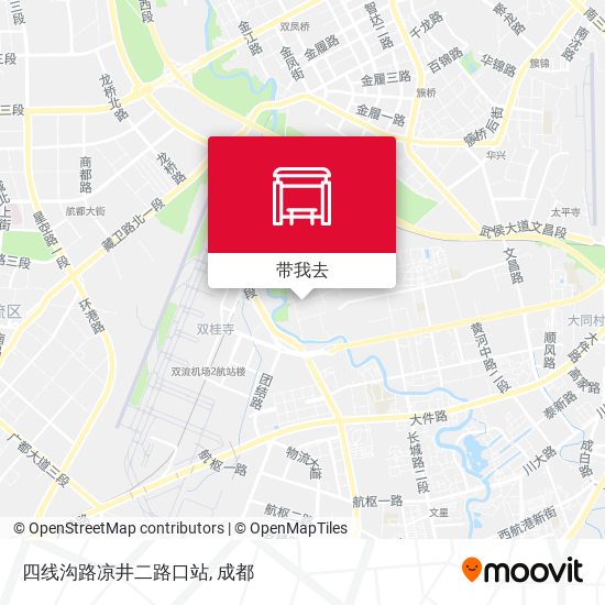 四线沟路凉井二路口站地图