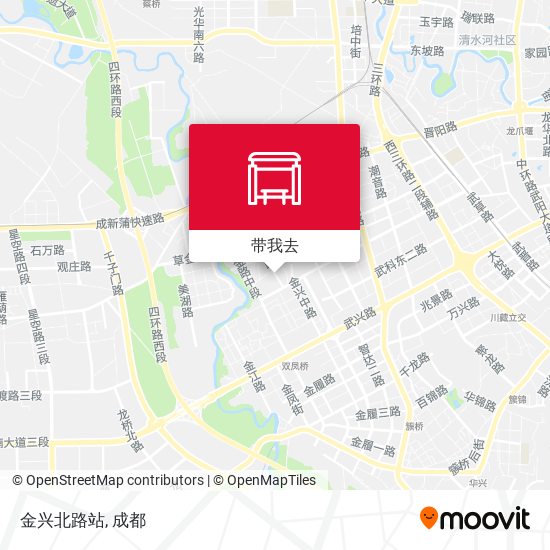 金兴北路站地图