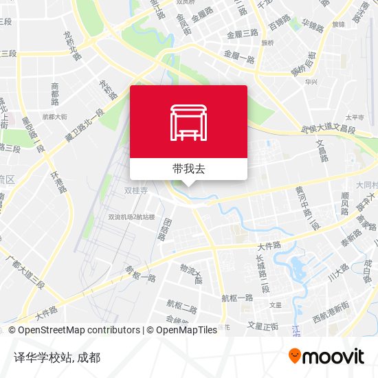 译华学校站地图