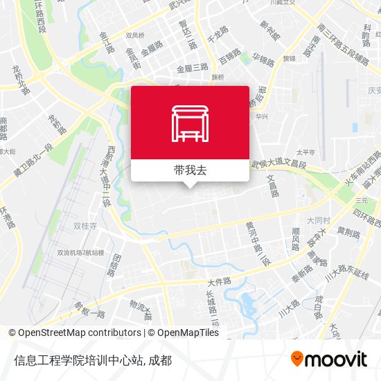 信息工程学院培训中心站地图