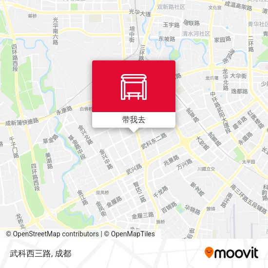 武科西三路地图