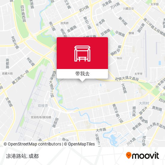 凉港路站地图