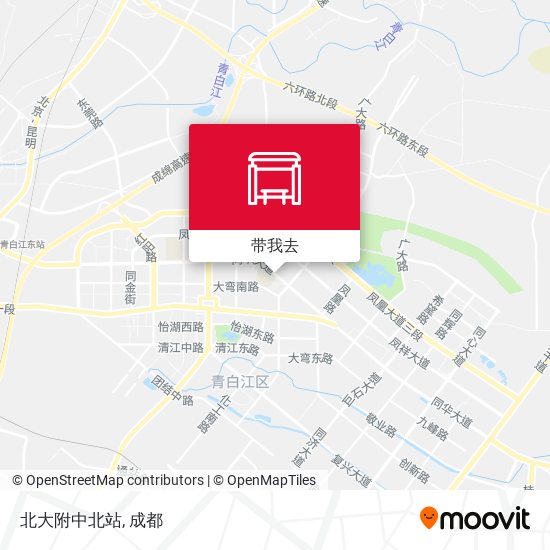 北大附中北站地图
