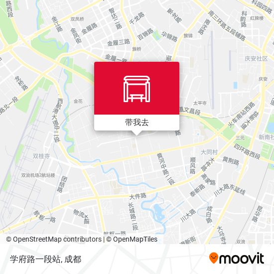 学府路一段站地图