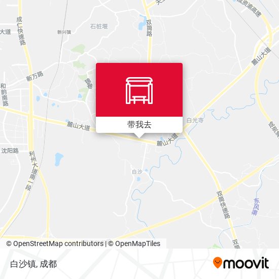 白沙镇地图
