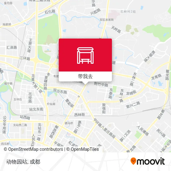 动物园站地图