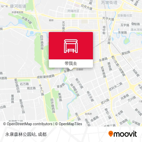 永康森林公园站地图