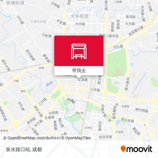 泉水路口站地图