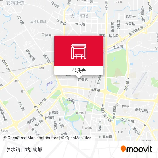 泉水路口站地图