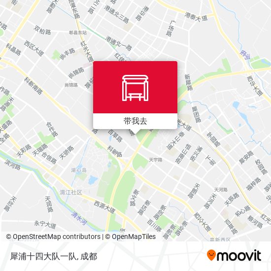 犀浦十四大队一队地图