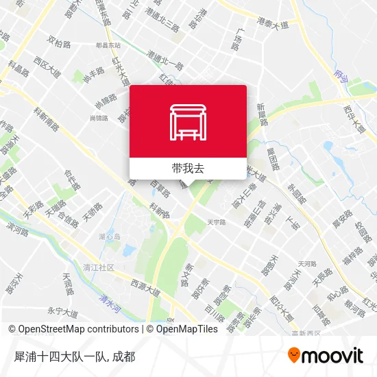 犀浦十四大队一队地图
