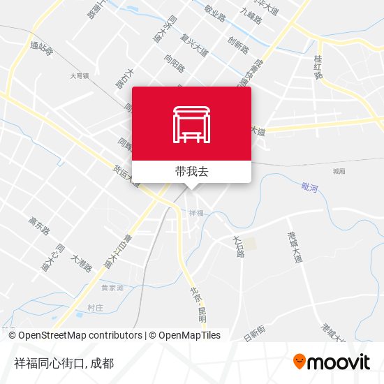 祥福同心街口地图