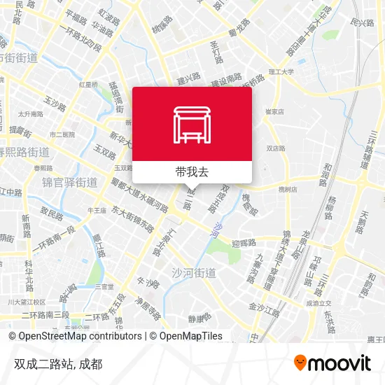 双成二路站地图