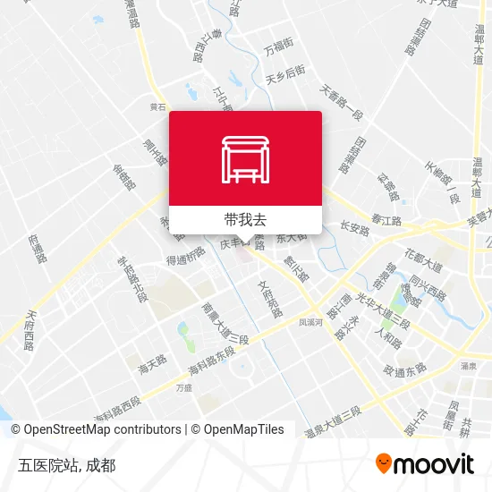 五医院站地图