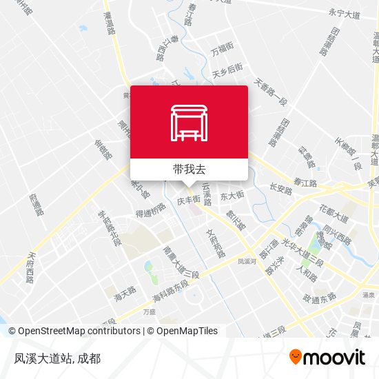 凤溪大道站地图