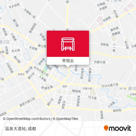 温泉大道站地图