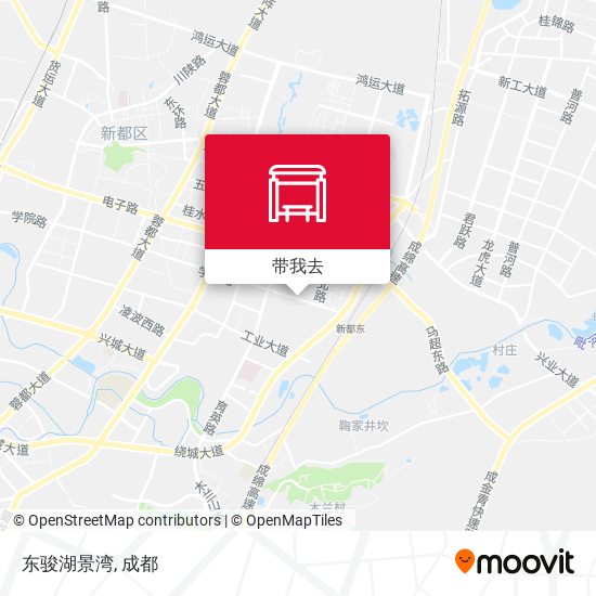 东骏湖景湾地图