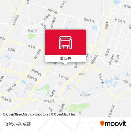 香城小学地图