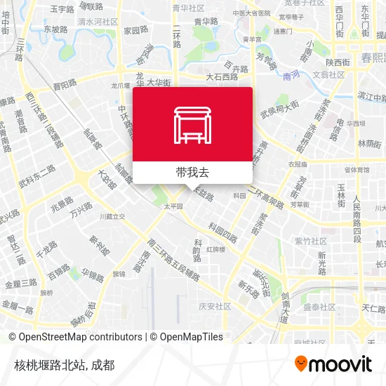 核桃堰路北站地图