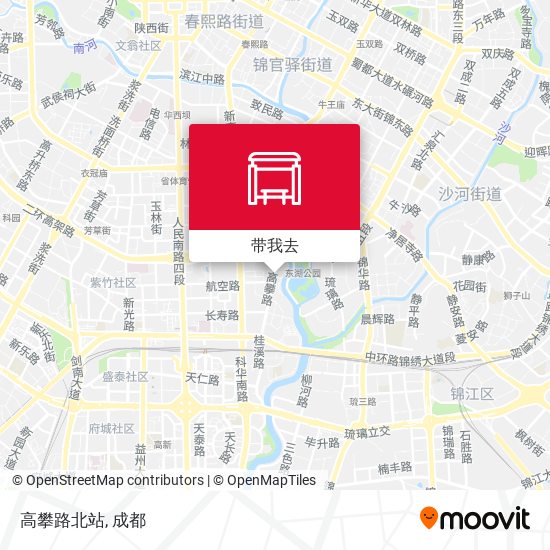 高攀路北站地图