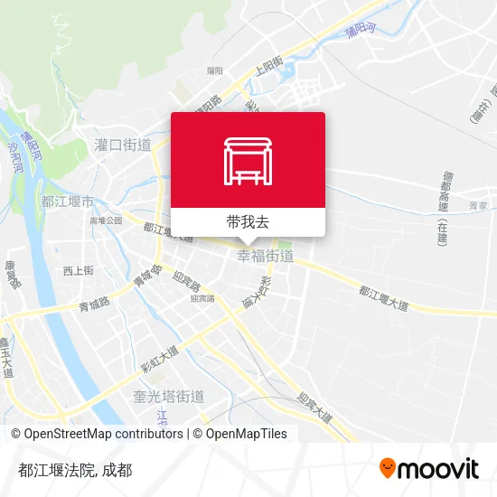 都江堰法院地图