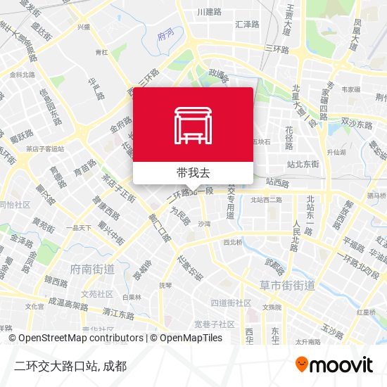 二环交大路口站地图