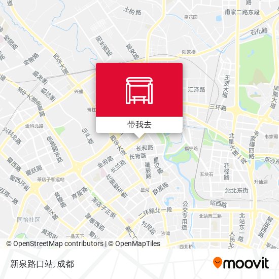 新泉路口站地图