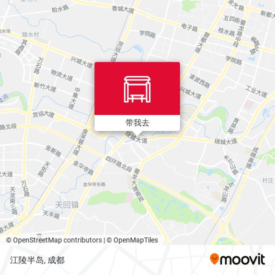 江陵半岛地图